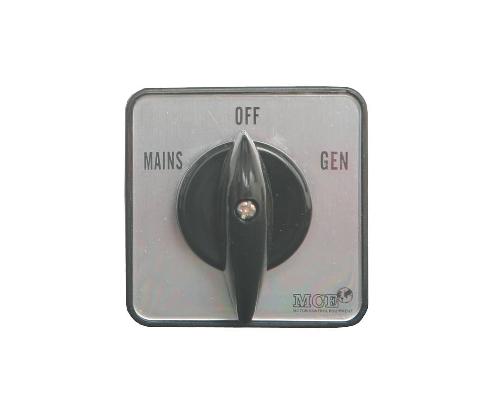 4P Change Over Switch Panel Mounting