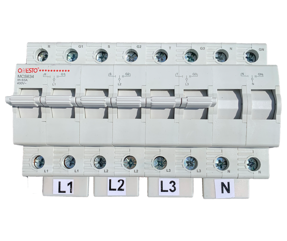 Din Mount Change Over Switch