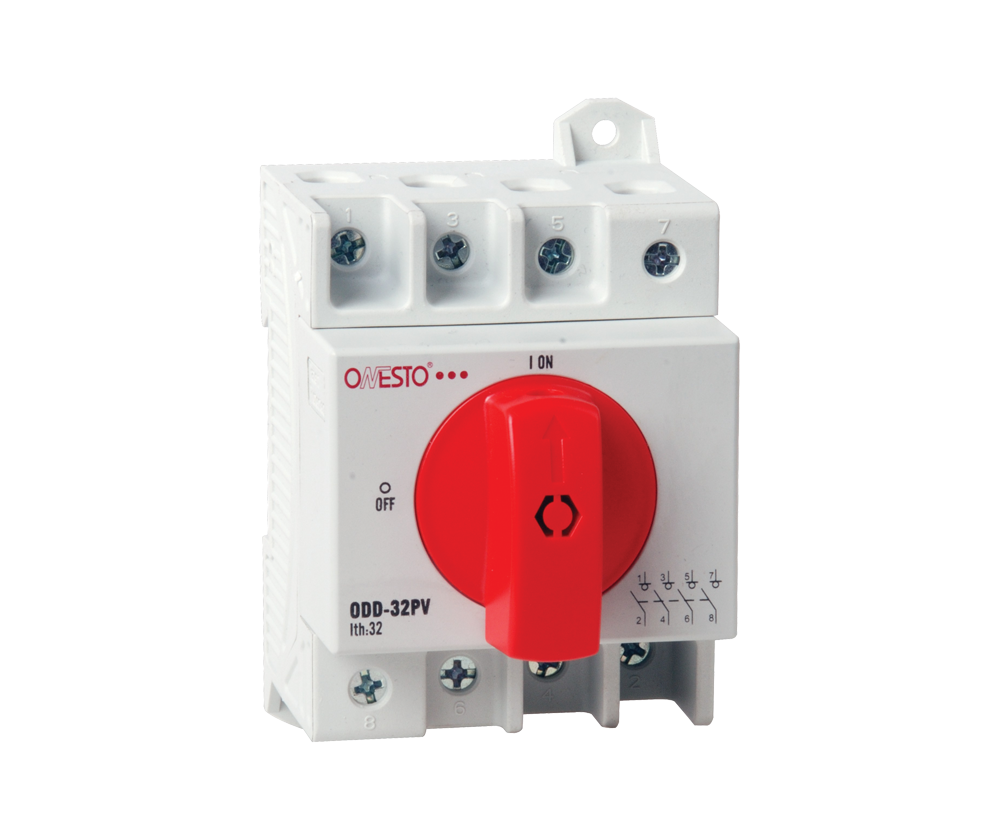 DC Four Pole Isolators - Din Rail Mount IP20