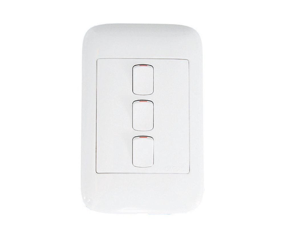 4X2 3Lever 1Way Switch