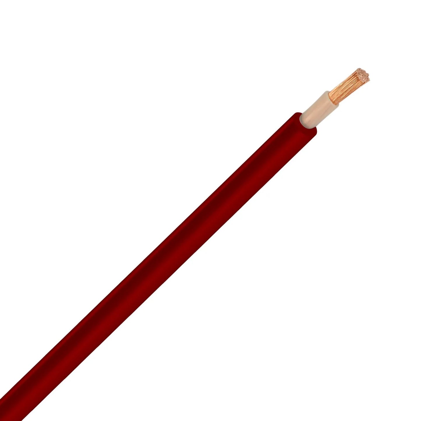 Black or Red PVC 6mm Cable