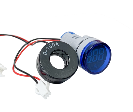 22MM AC DIGITAL AMMETERS WITH CURRENT TRANSFORMER