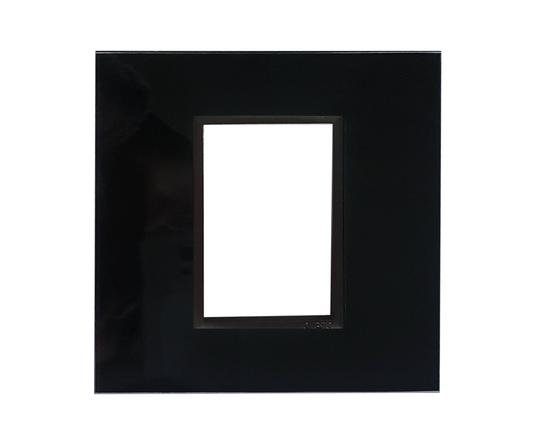 4 X 4 Yokes Black Glass