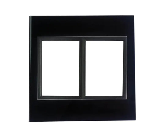 4 X 4 Yokes Black Glass