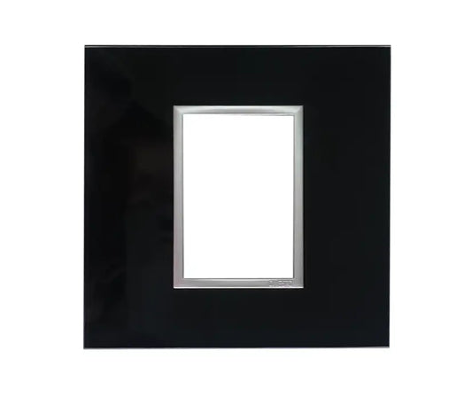 4 X 4 Yokes Black Glass