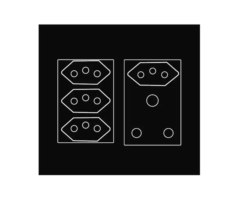 4 X 4 Unswitched Sockets - Quick Connection