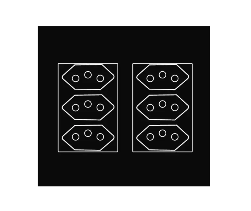 4 X 4 Unswitched Sockets - Quick Connection