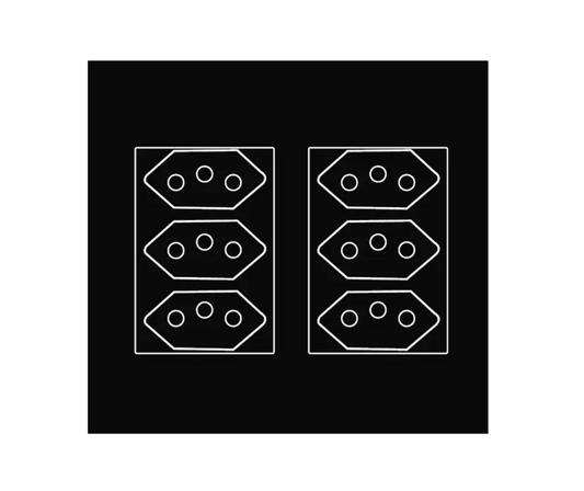 4 X 4 Unswitched Sockets - Quick Connection