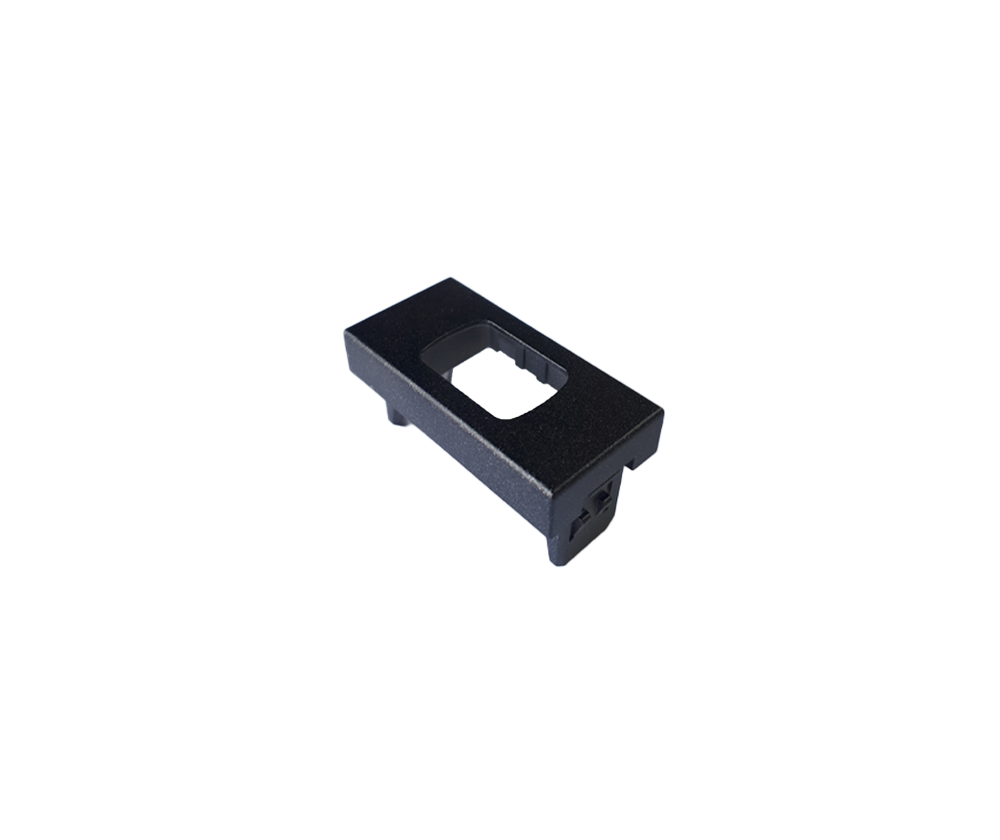 Black Single Module Adaptor