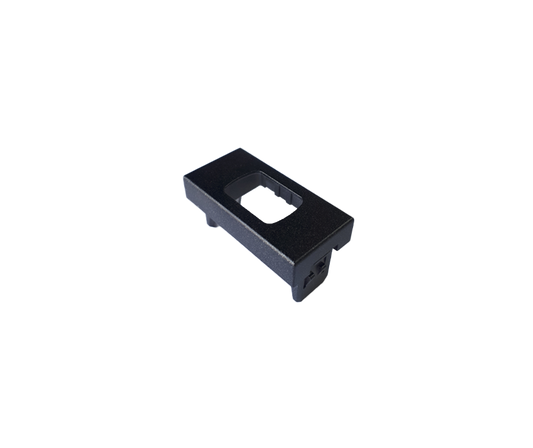 Black Single Module Adaptor