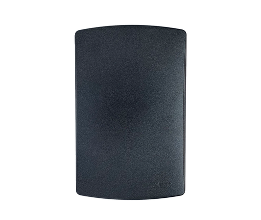 4X2 Blank Cover Black