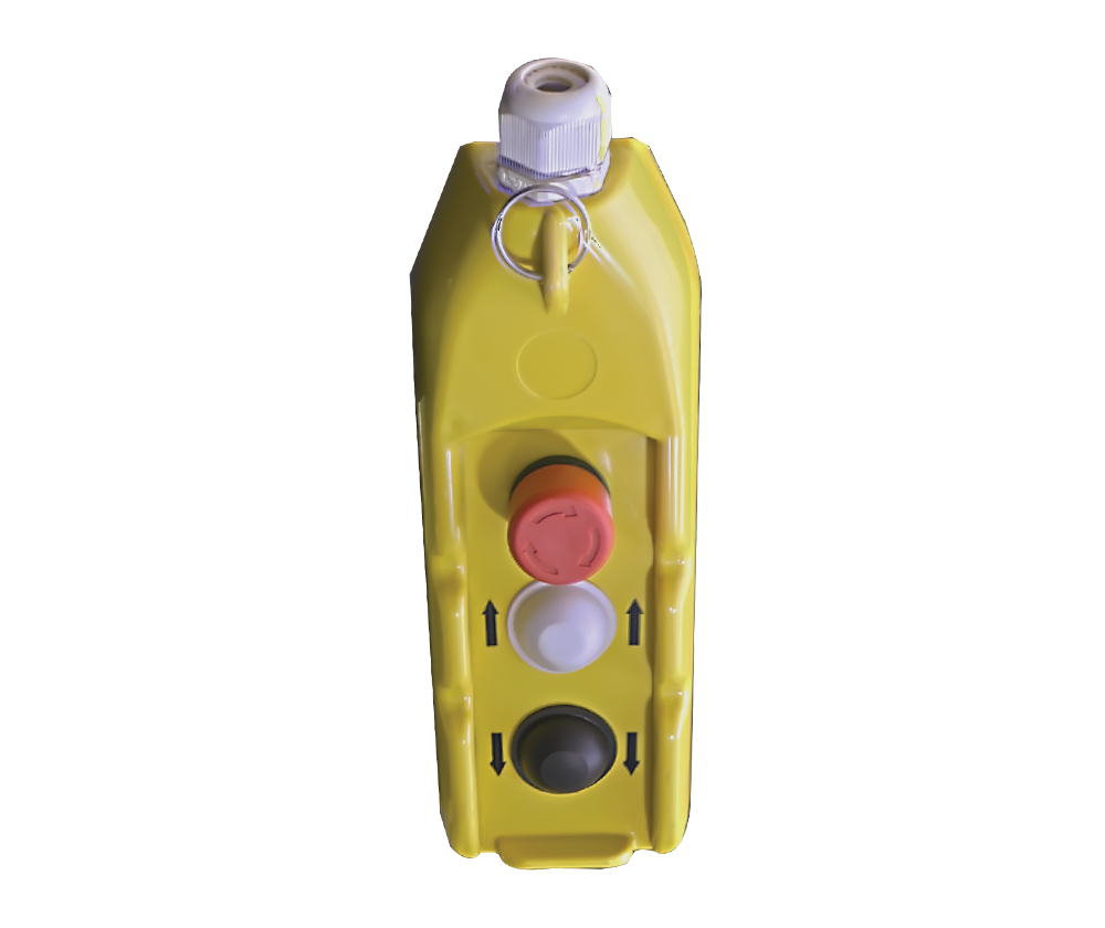 Direct Online Pendant Control - 2 Pushbuttons+ E/Stop, Single Depression, 16A @ 400V