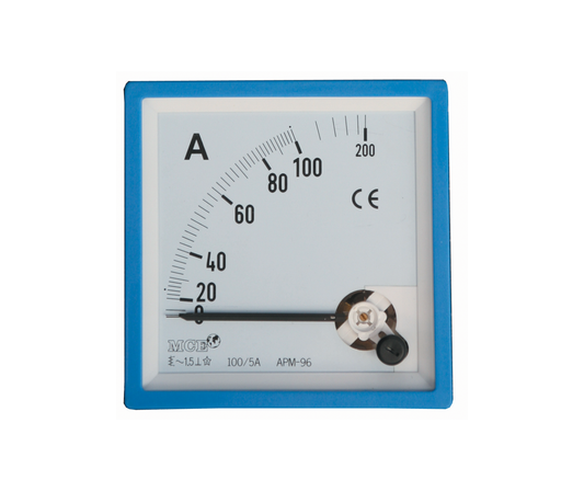 DC AMMETER (SHUNT CONNECTED) MOVING COIL