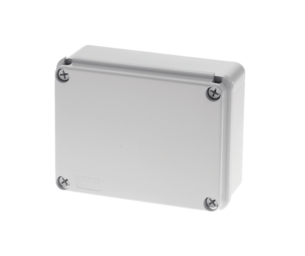 Enclosure with grey lid IP65