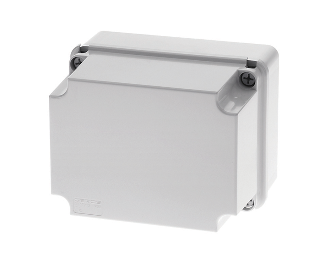 Enclosure with grey lid IP65