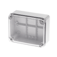 Enclosure with transparent lid IP65