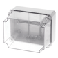 Enclosure with transparent lid IP65