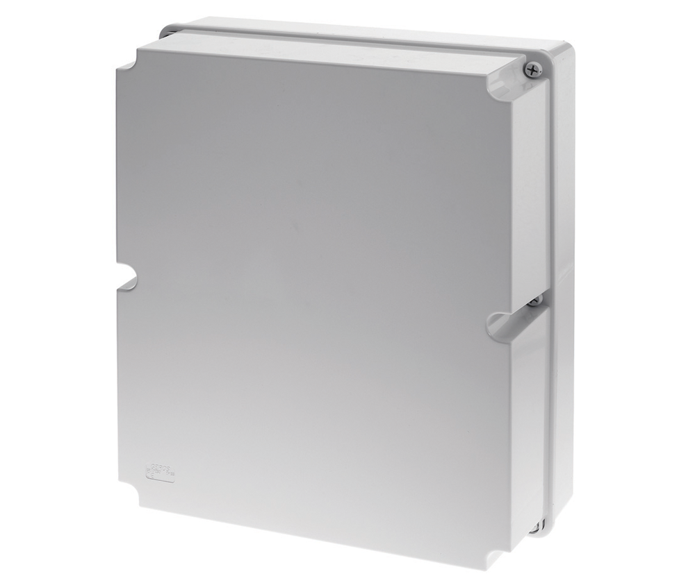 Enclosure with grey lid IP65