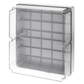 Enclosure with transparent lid IP65