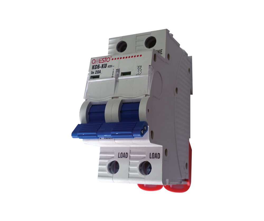 Double Pole 6kA Onesto Circuit Breaker