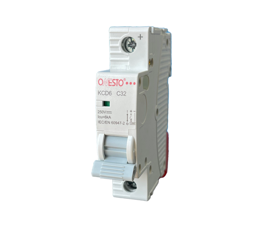 6 - 63Amp DC Single Pole Circuit Breaker