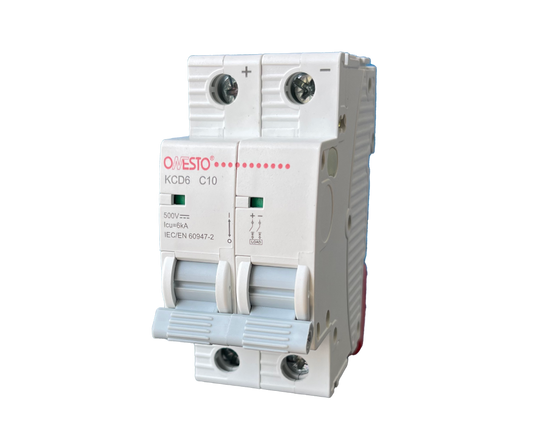 6 - 63Amp DC Double Pole Circuit Breaker