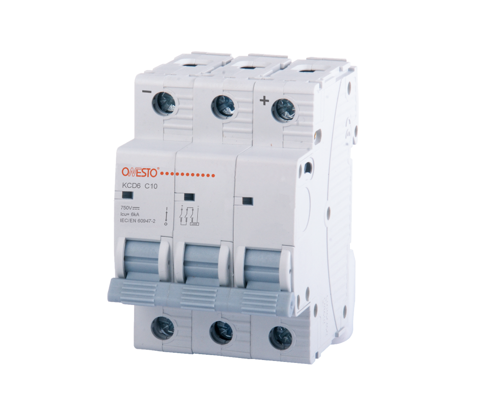 6 - 63Amp DC Triple Pole Circuit Breaker