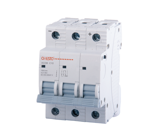 6 - 63Amp DC Triple Pole Circuit Breaker