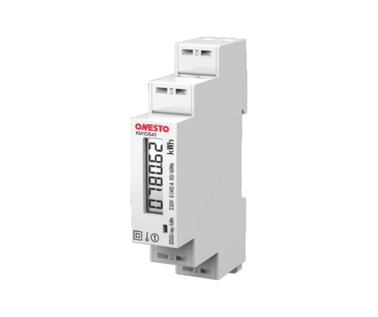 1 Phase Direct Reading Energy Meter - Din Rail Mount 18Mm Wide