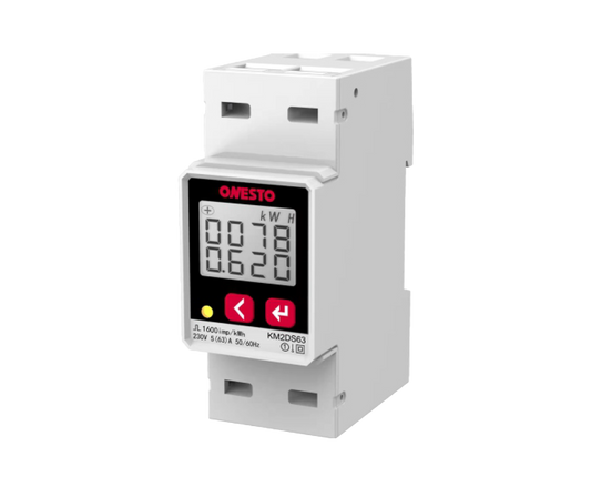 1 Phase Direct Reading Energy Meter - Din Rail Mount 36Mm Wide