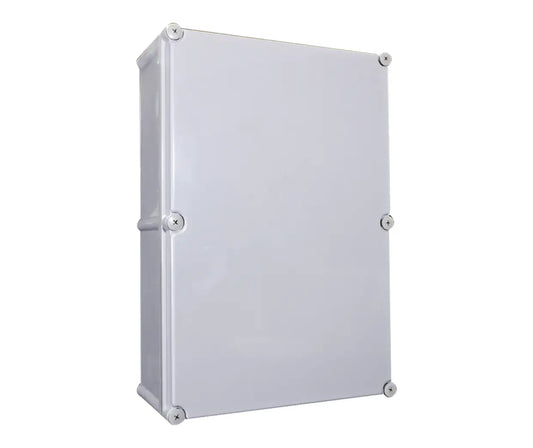 Plastic Enclosure with grey lid and Chassis Plate IP66