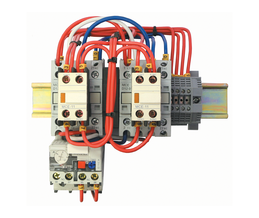 TYPE 2 REVERSING STARTERS - (OPEN TYPE) - MAINS AND CONTROL WIRING ONLY - NO OVERLOAD