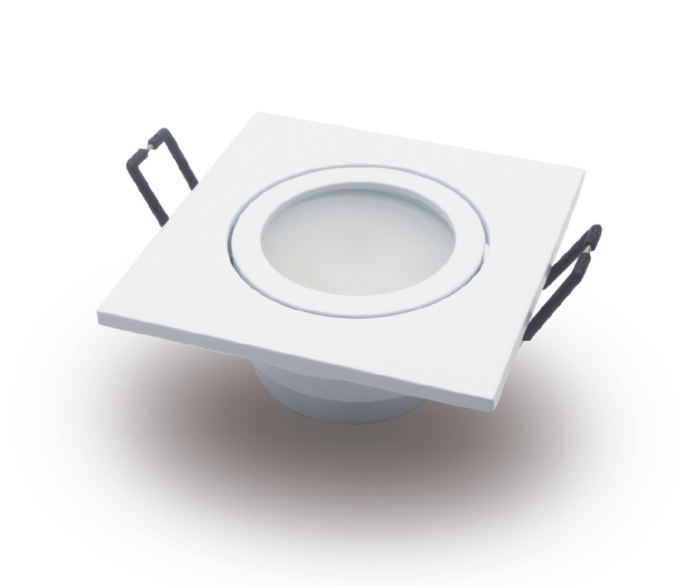 6W Led White Square Adjustable Downlight