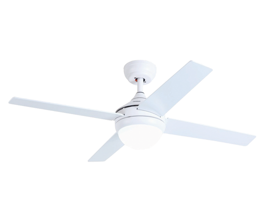 SPIRADO 4 BLADE CEILING FAN WITH 18W LED LIGHT