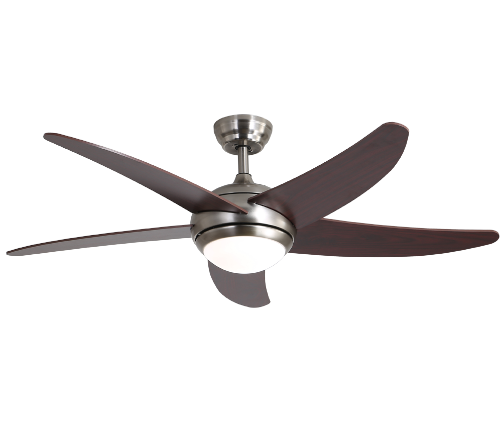 SILENTA 5 BLADE CEILING FAN WITH 18W LED LIGHT