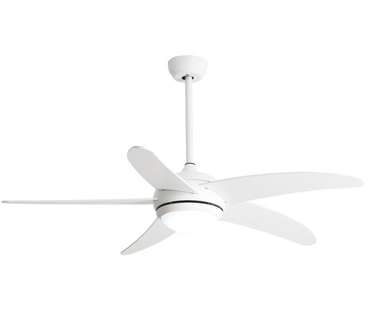 SILENTA 5 BLADE CEILING FAN WITH 18W LED LIGHT