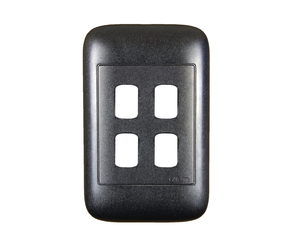 4 Lever Black Graphite Yoke Only – Ofam Electrical