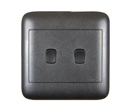 4X4 2Lever 1Way Black Switch