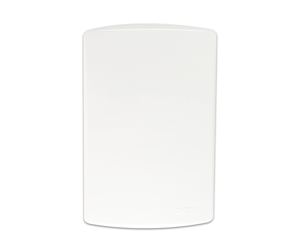 4X2 Blank Cover White