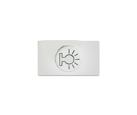 Rotary 500W Dimmer Module White