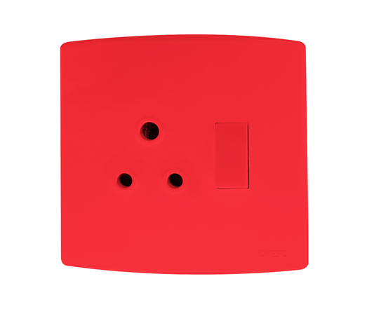 4X4 Single Dedicated Socket Red