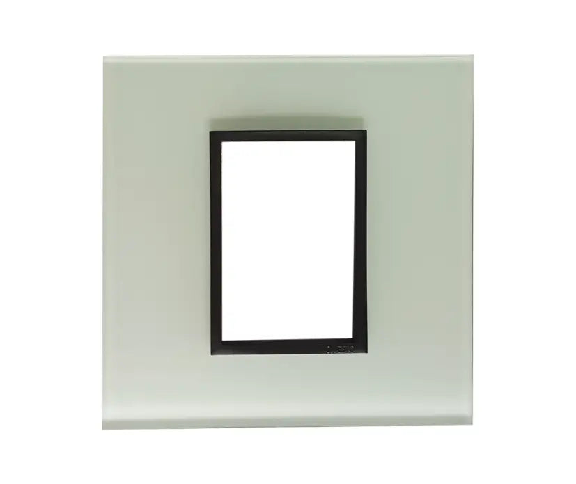 4 X 4 Yokes White Glass