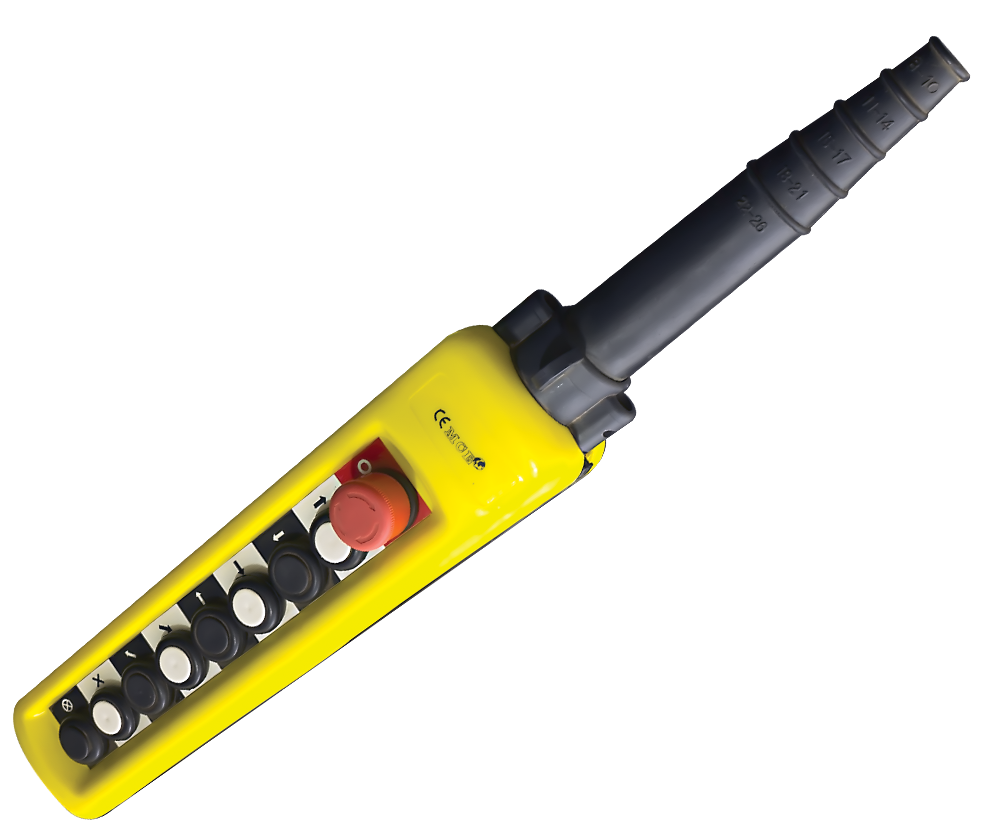 Pendant Control Station - 8 Buttons (1NO + 1NC, With or Without E/Stop ...