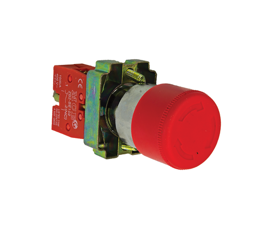 Emergency Stop - Twist to Release - 30mm - 1 NC Red