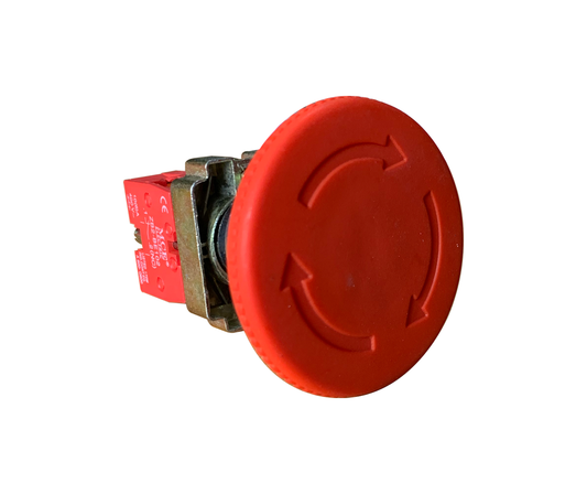 Latching Emergency Stop - Twist to Release - 60mm - 1 NC Red