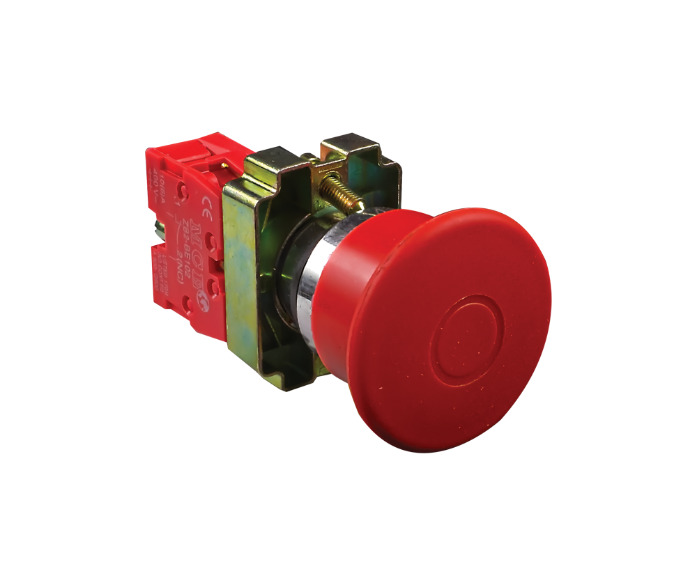 Push-Pull Emergency Stop - 40mm - 1 NC Red